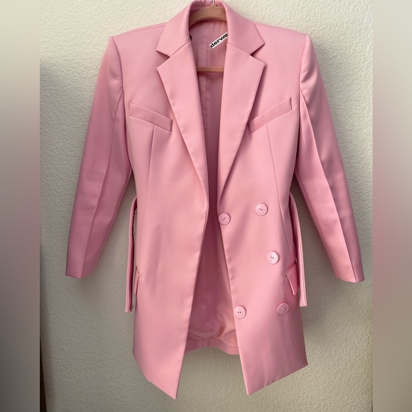 Like new Alexander Wang pink Belted Double Breasted Blazer Dress0 $995 - Picture 9 of 15